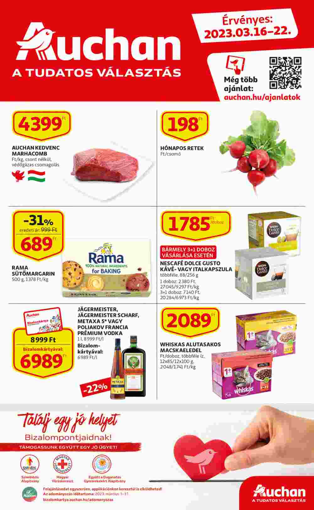 Auchan akciós újság - érvényes a következő dátumtól: 2023.03.16. | Oldal: 1